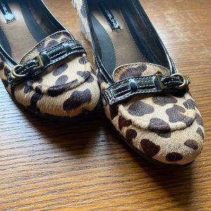 Faux Animal Print Espadrilles